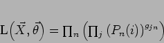 \begin{displaymath}
V_{in}=\theta_{i_0}+\theta _{i_1}X_{i_{1}n}+\dots
\end{displaymath}